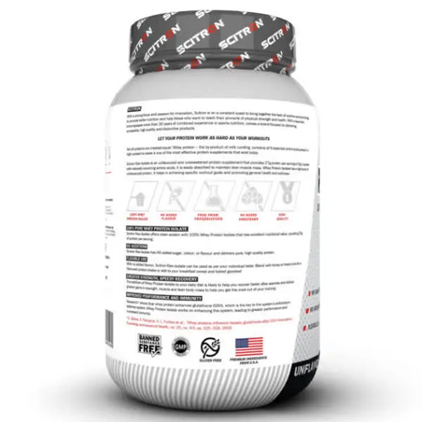 Scitron Raw Iso Whey Isolate Usage